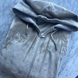 Brunello Cucinelli Velvet Zip Up
